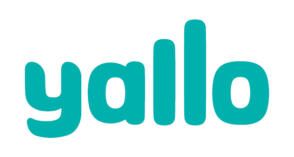 Yallo Logo – Internet- und TV-Provider auf dem Siggenthal4net Glasfasernetz.
